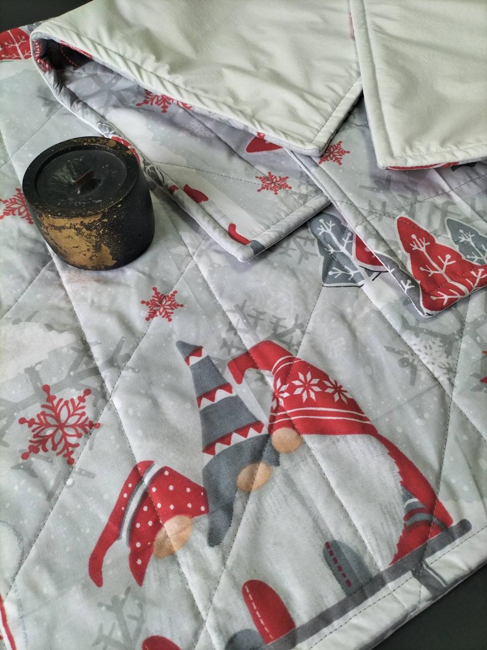 Пелюшка багаторазова для тварин новорічна Гноми скандинавські - Зображення 3