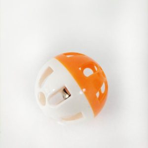 М’яч для кота з дзвіночком, пластиковий, кольоровий, 4 см (Комплект – 4 шт)